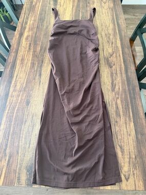 CRZ Yoga Brown Midi Tank Dress